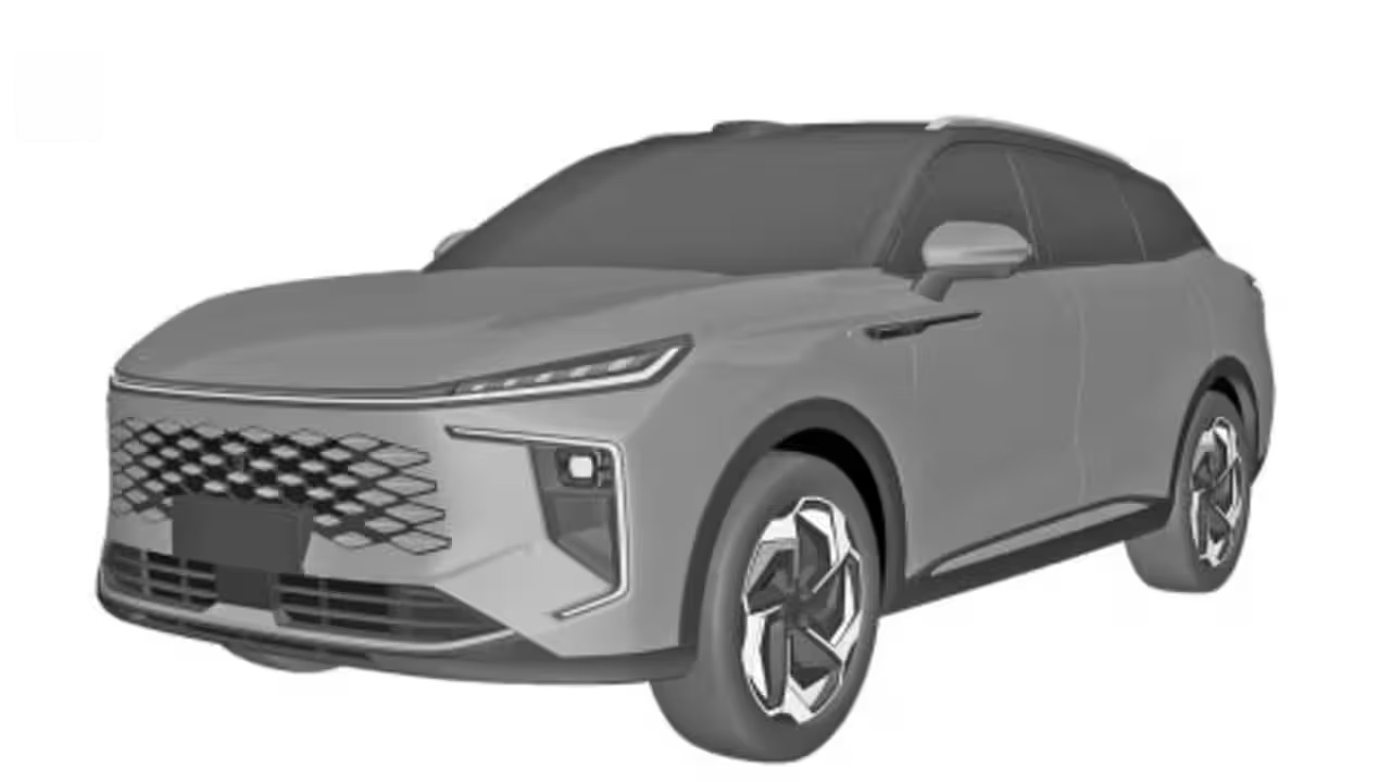 Chery's Exeed EX6 Facelift Secures Patent Status Across India Featured Image